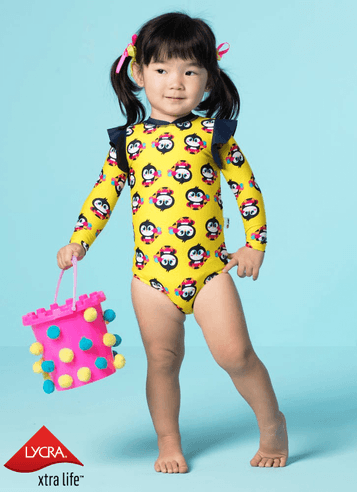 moda praia bebe menina