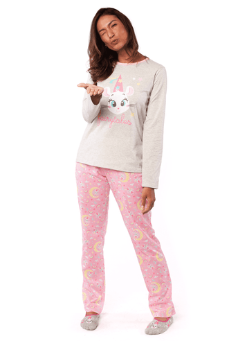 Pijama Flanelado Feminino Inverno - Mania Pijamas