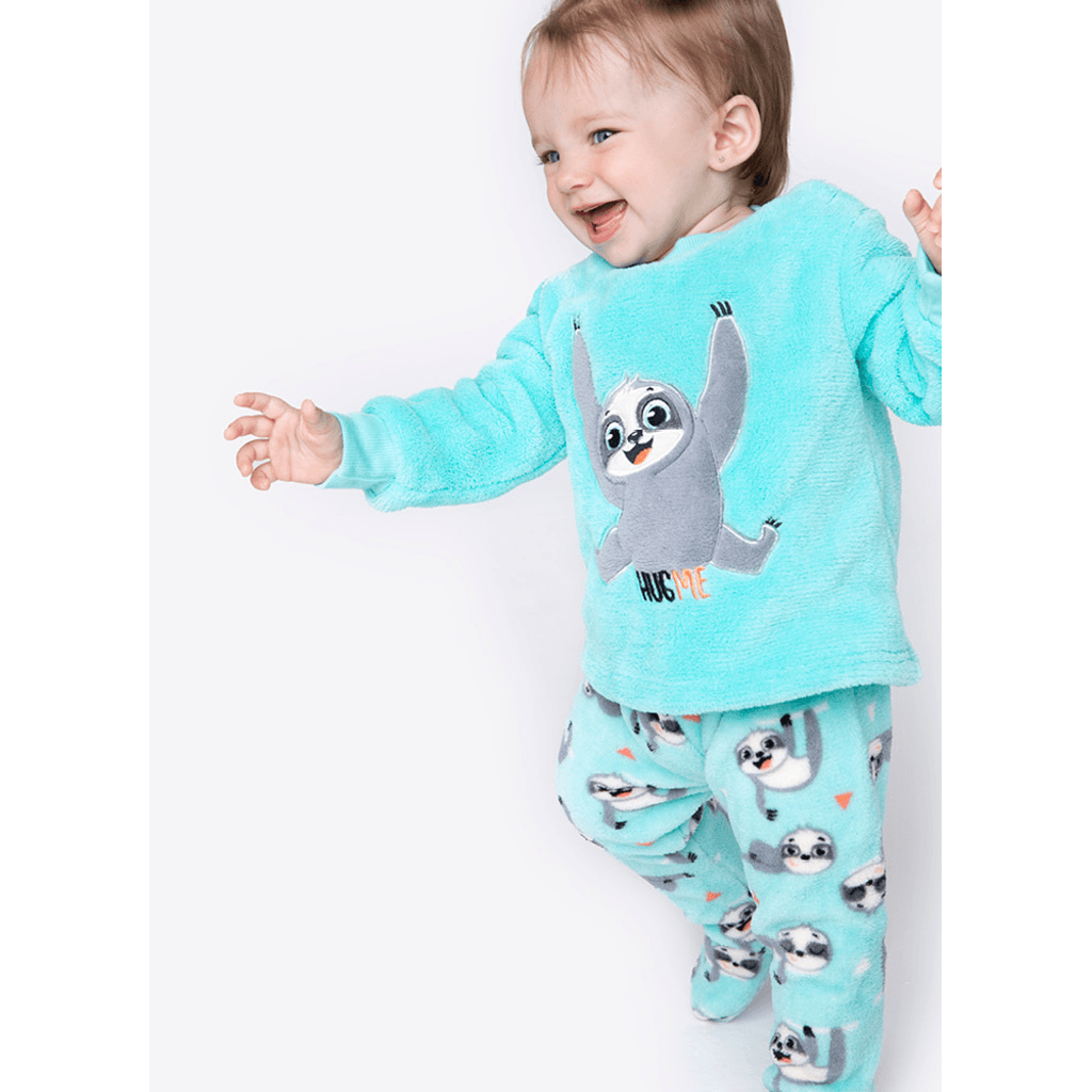 Pijama Longo Soft Baby Preguiça