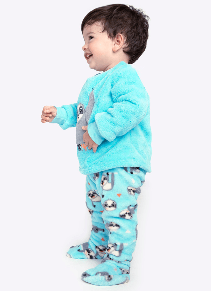 Pijama Longo Soft Baby Preguiça