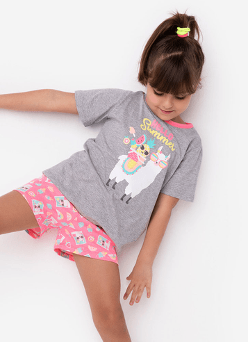 Pijama Juvenil Feminino Flanelado - Mania Pijamas