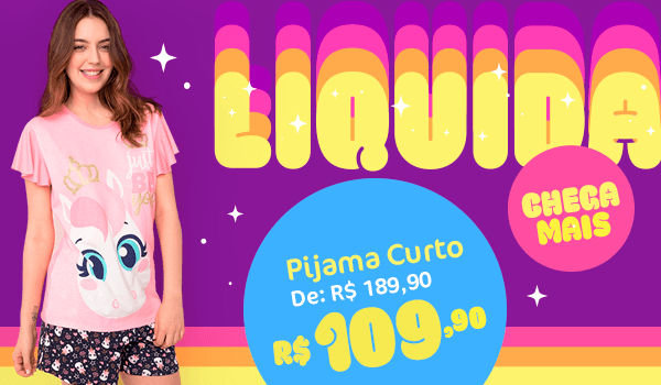 Banner B: Liquida! Pijama curto de 189,90 por 109,90