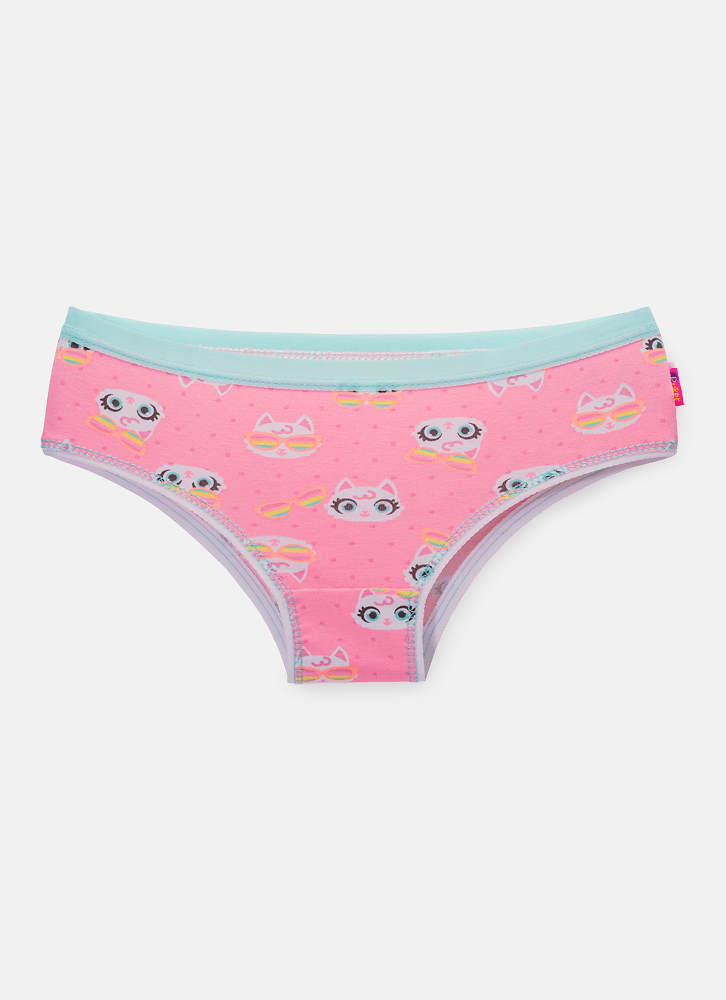 Calcinha Boneca Algodão Menina Gata Meow