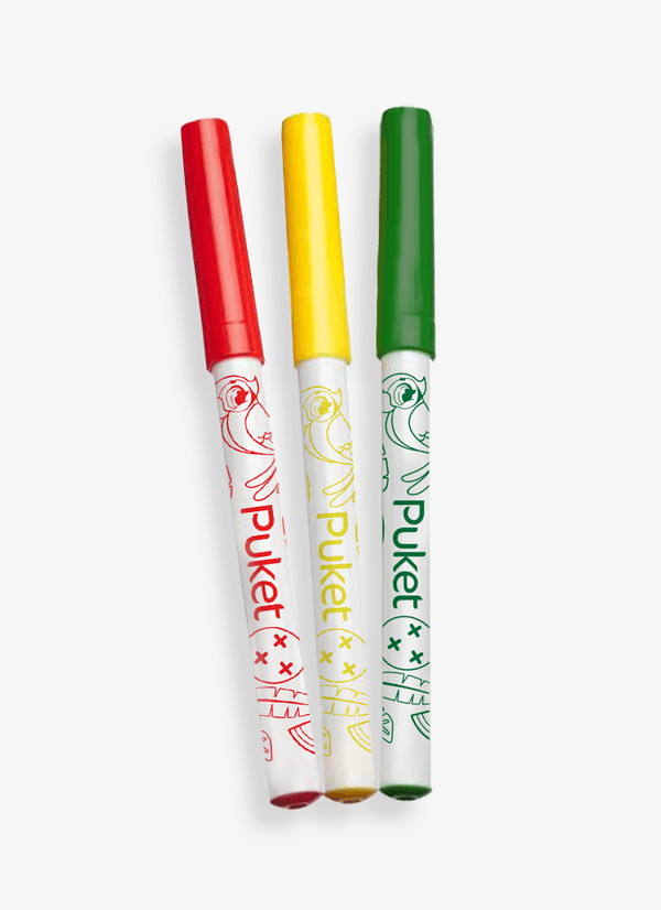 Kit de Canetas de Colorir Tecido UN