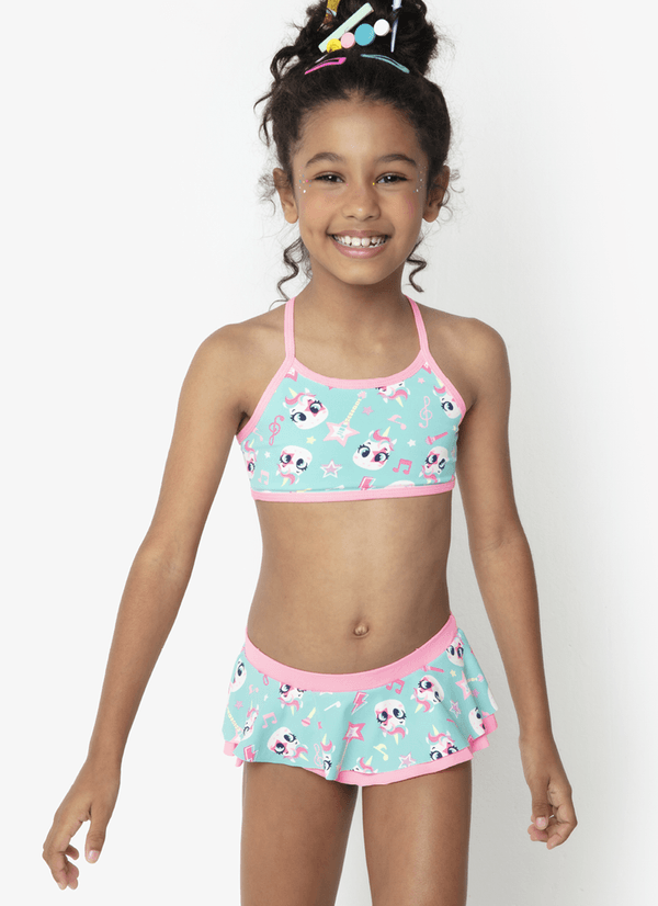 Biquíni Menina Unicórnio Popstar 4
