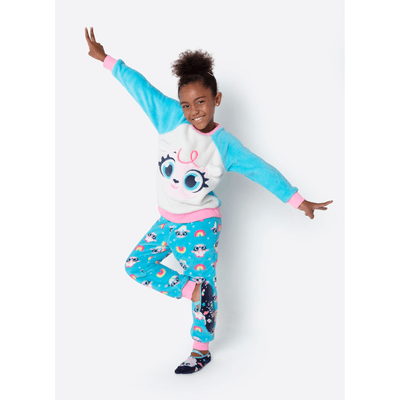 Pijama Manga Longa Soft Menina Ovelha