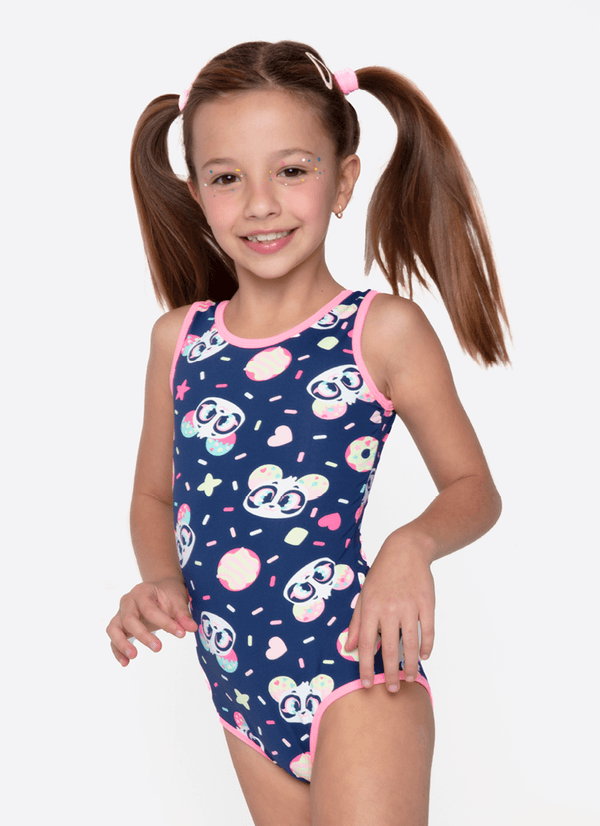 Maiô Menina Panda Donuts 6