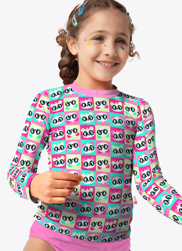 Camiseta Menina Panda 6