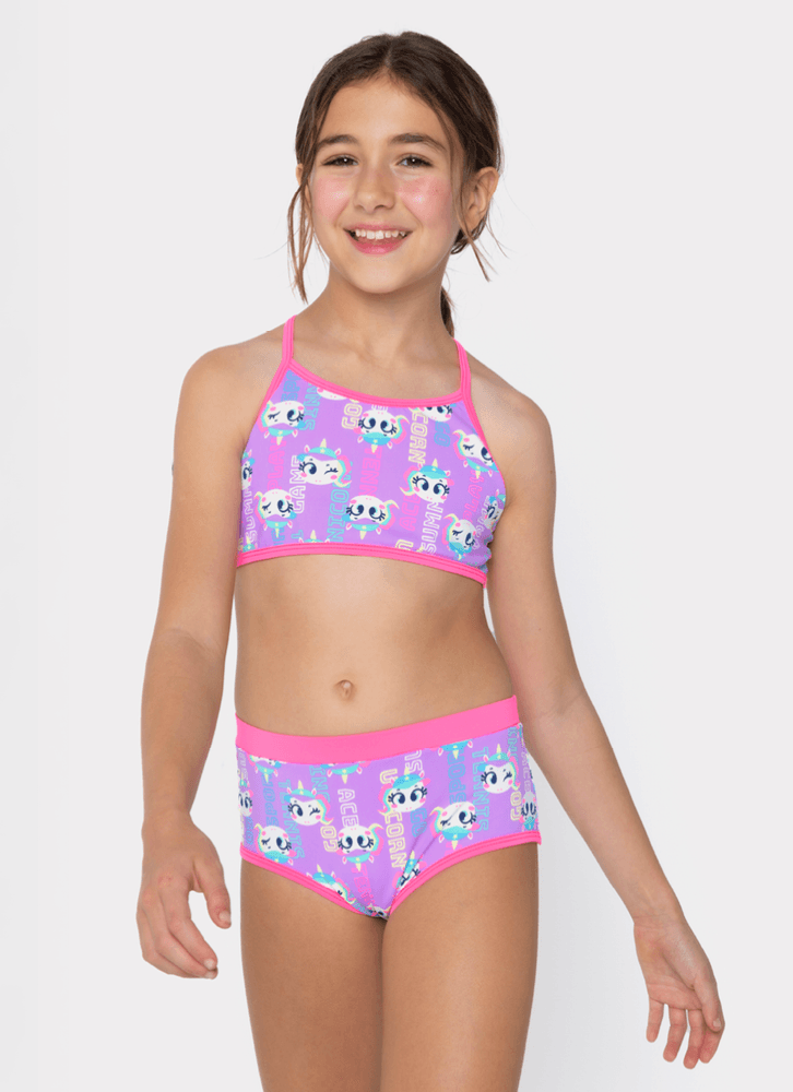 Biquini Menina Teen Unicórnio Tênis