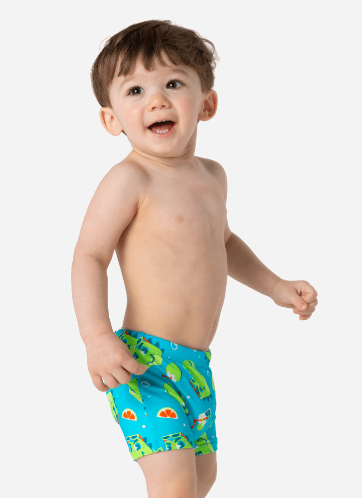 Sunga Boxer Bebê Menino Jacaré Relax