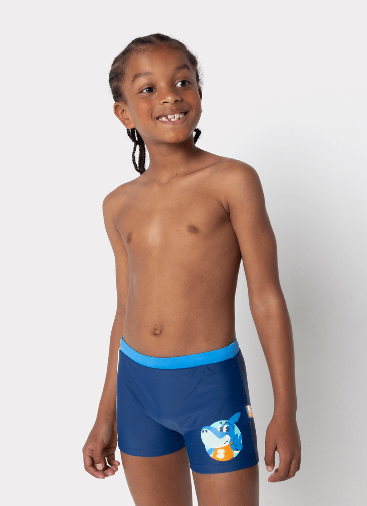 Sunga Boxer Menino Tubarão Futevôlei