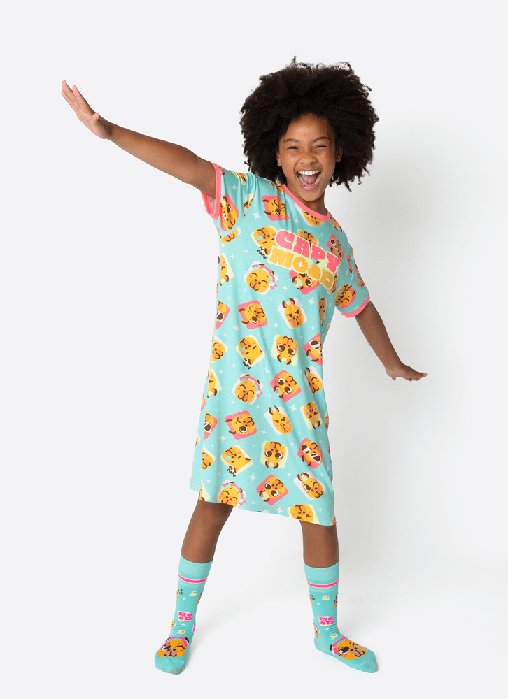 Camisola Manga Curta Viscolycra Menina Teen Capy Bora