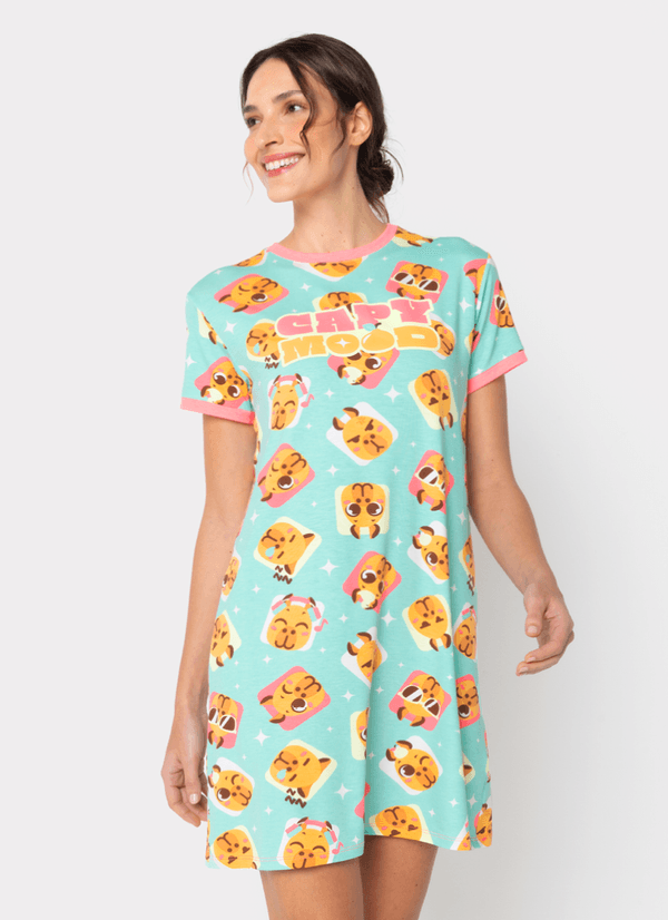 Camisola Manga Curta Viscolycra Feminina Capy Bora M