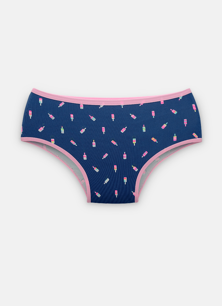 Calcinha Boneca Microfibra Feminina Sorvete