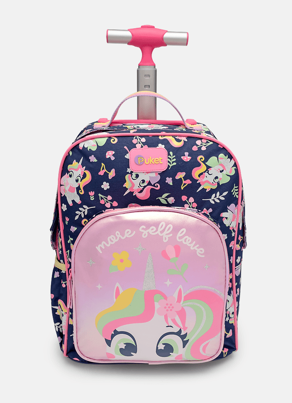 Mochila com Rodinha Pequena Unicórnio Encantado UN