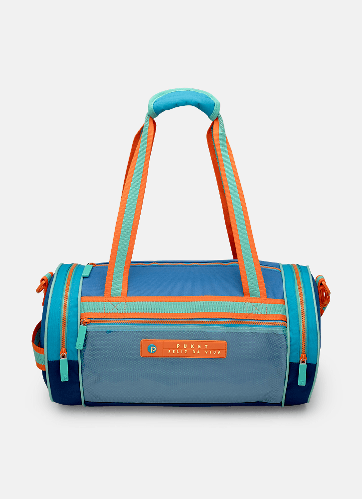 Bolsa de Viagem Color Block Azul