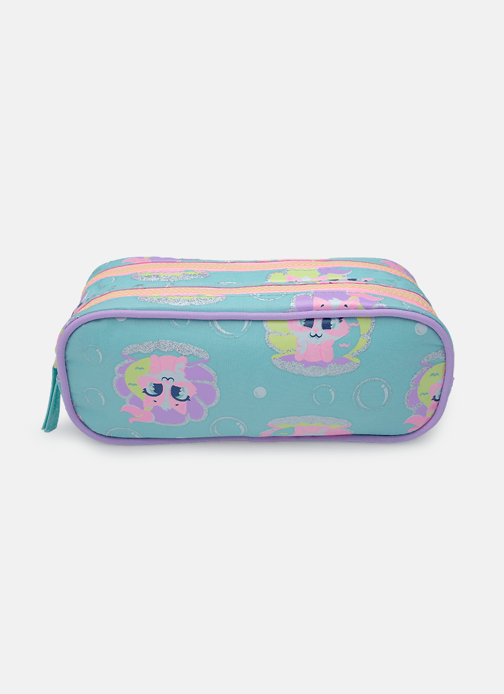 Estojo Duplo Gata Sereia