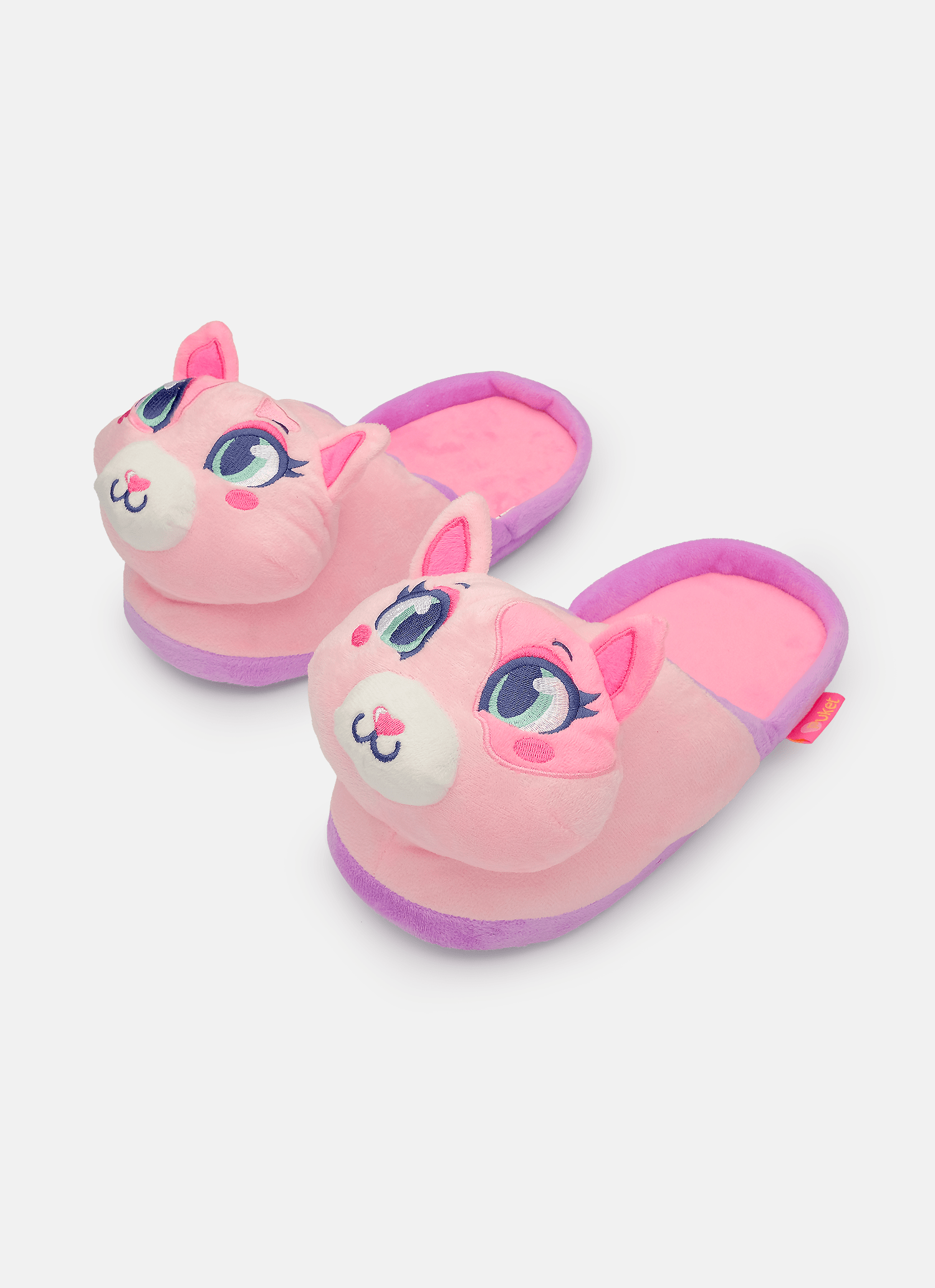 Pantufa Menina Teen Gata Cereja