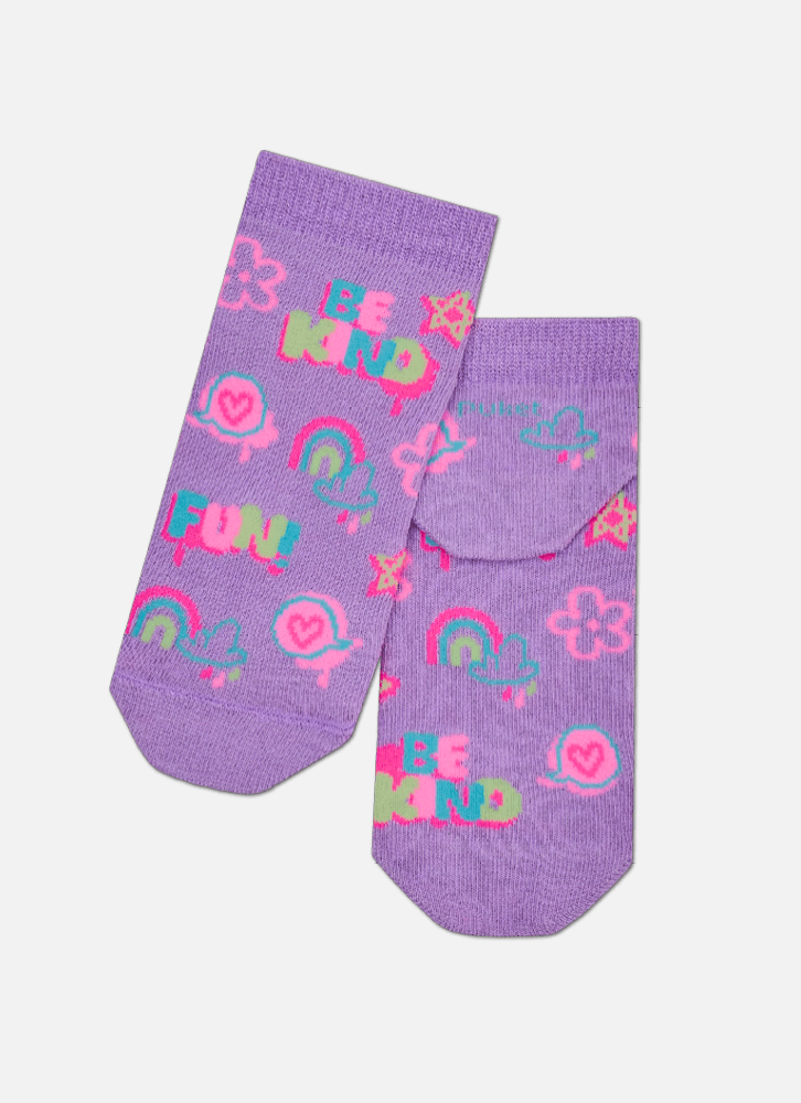 Meia Cano Micro Menina Be Kind