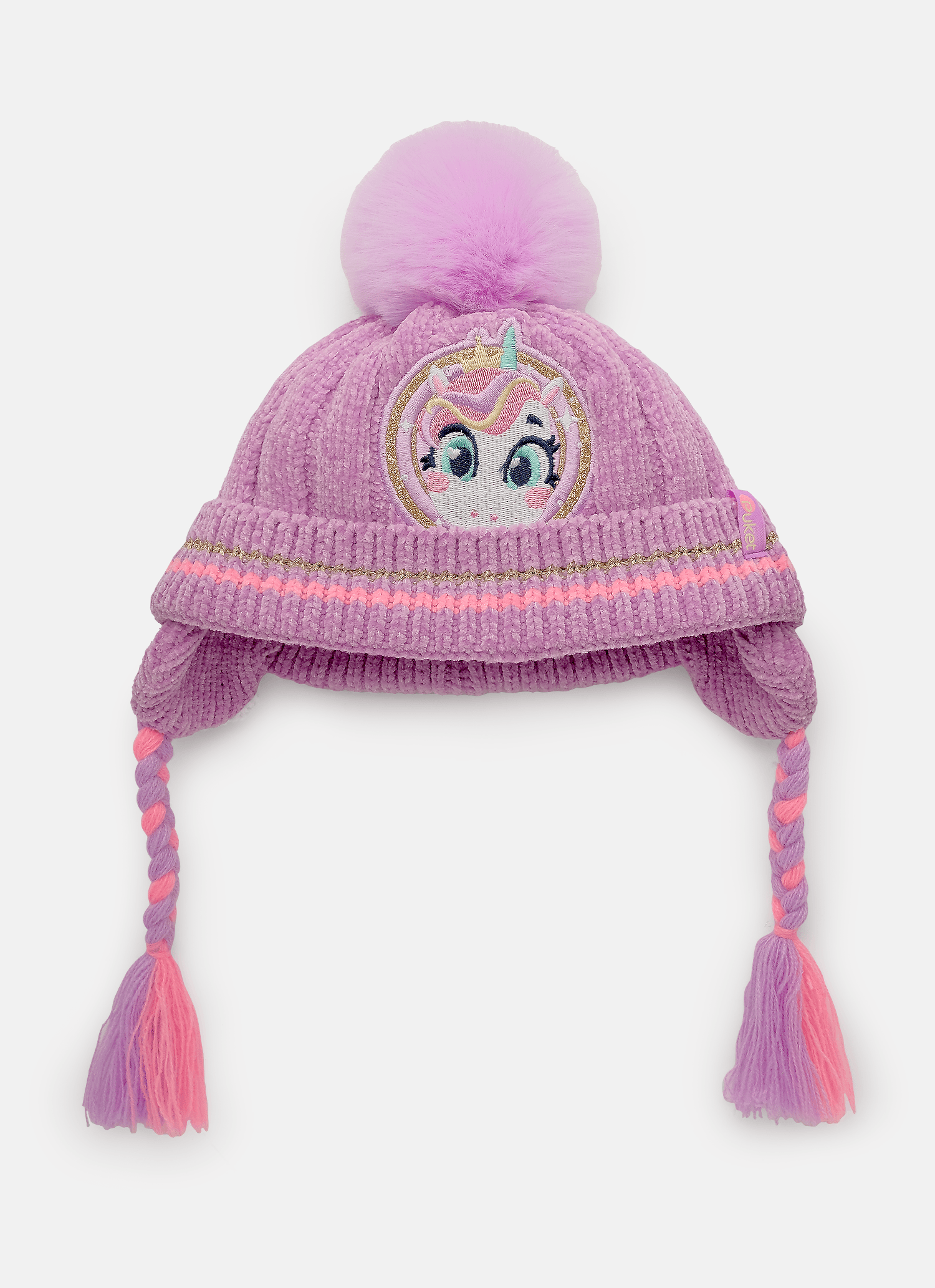 Gorro Bebê Menina Unicórnio Diamante