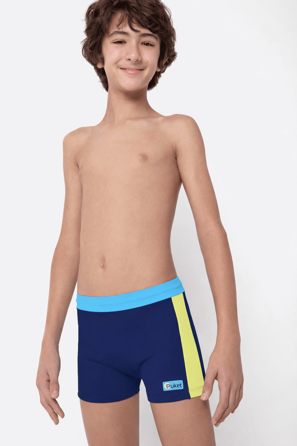 Sunga Boxer Menino Teen Color Block