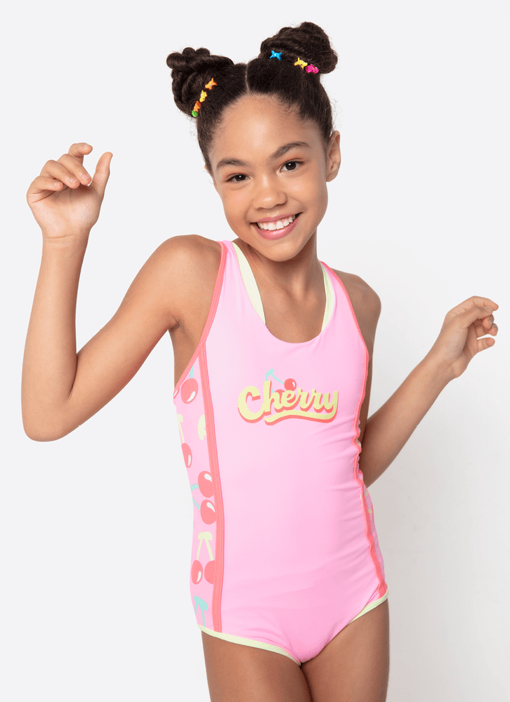 Maio com Proteção Solar Menina Teen Unicórnio Cherry