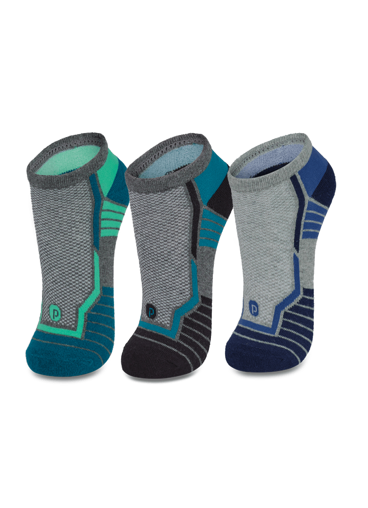 Kit com 3 meias Unissex Esportiva