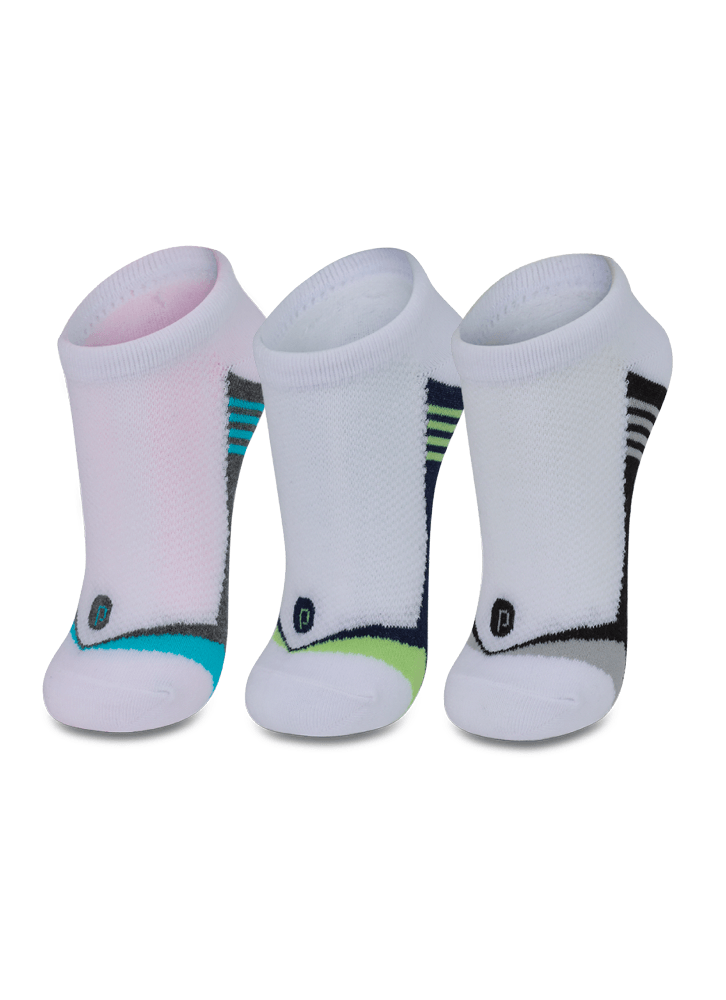 Kit com 3 Meias Cano Curto Unissex Adulto Esportiva