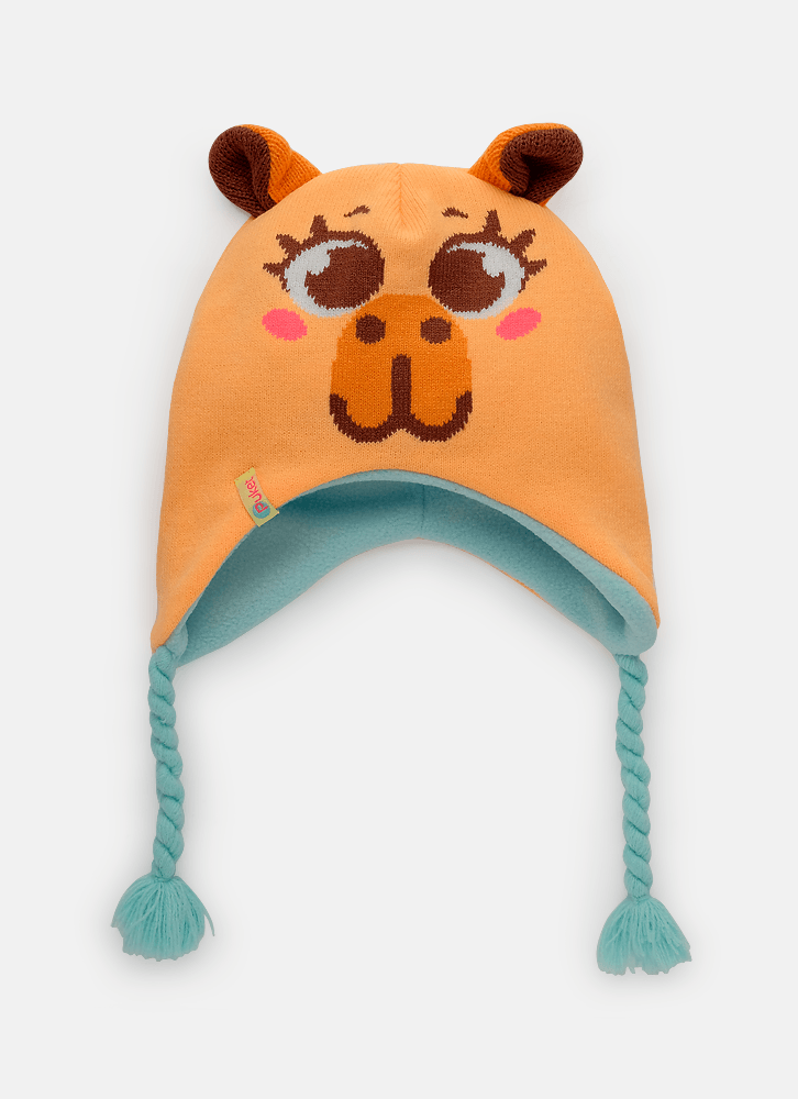 Gorro Bebê Menina Capivara