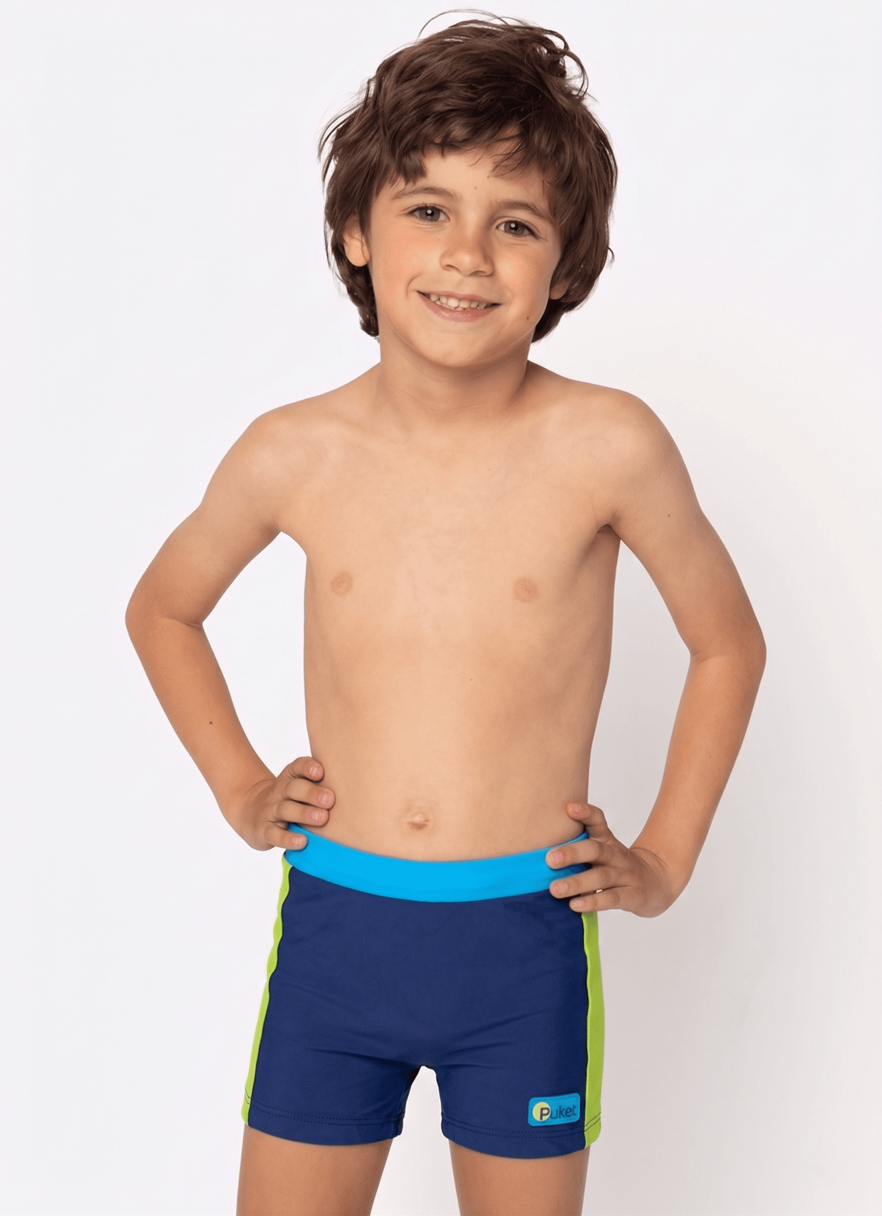 Sunga Boxer Menino Color Block