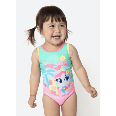 Maiô com Proteção Solar Bebê Menina Unicórnio Aloha