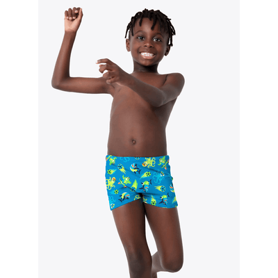 Sunga Boxer com Proteção Solar Menino Futebol