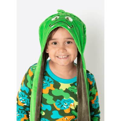Gorro com Cachecol Menino Dino Trio