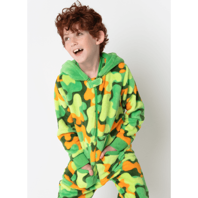 Macacão Manga Longa Soft Menino Teen Dino Trio