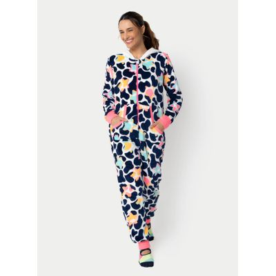 Macacão Manga Longa Soft Feminino Vaca Moosic