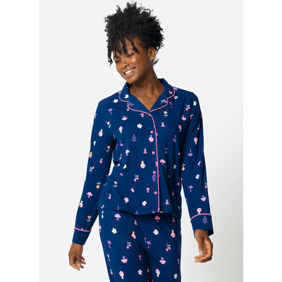 Pijama Manga Longa Viscolycra Feminino Unicórnio Encantada