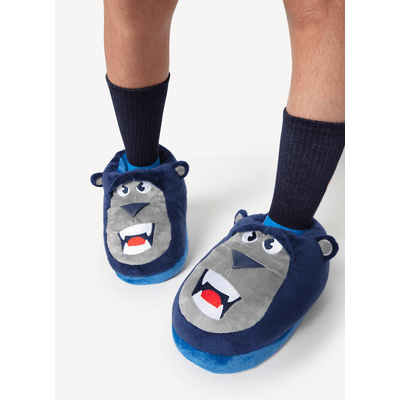 Pantufa Menino Teen Gorila Rider