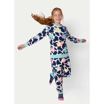 Pijama Manga Longa Moletinho Menina Teen Vaca Moosic