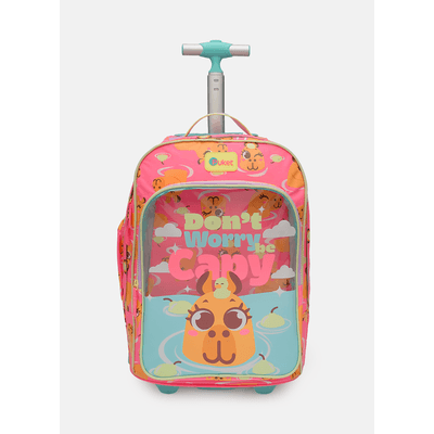 Mochila com Rodinha Grande Capivara Vibes