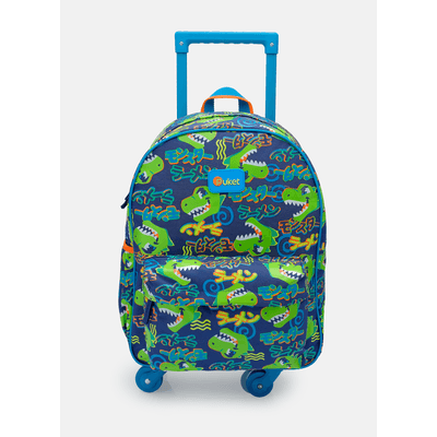 Mochila com Rodinha Média Dino Ramen