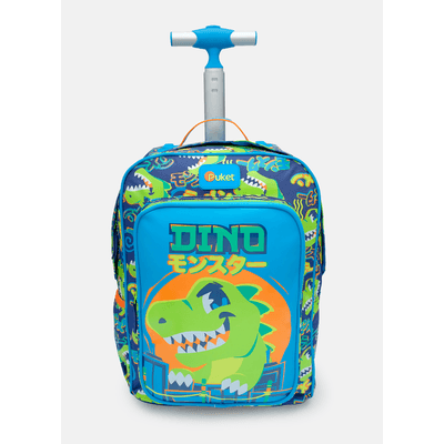 Mochila com Rodinha Pequena Dino Ramen
