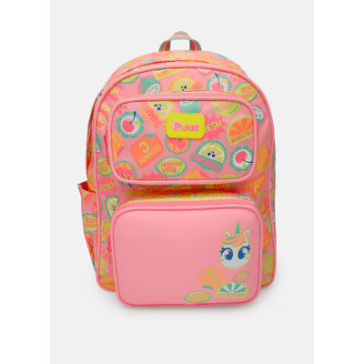 Mochila Costas Grande Unicórnio Frutas