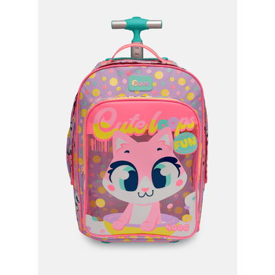 Mochila com Rodinha Grande Gata Cereal