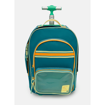 Mochila com Rodinha Grande Color Block